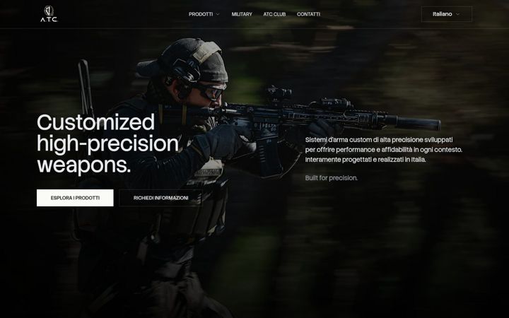 Screenshot of atc.srl