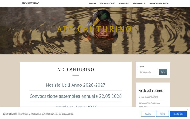 Captura de pantalla de atccanturino.com