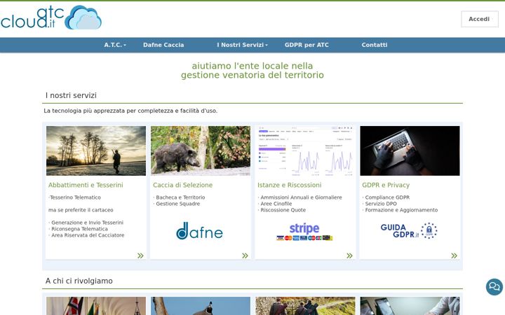 Screenshot of atccloud.it