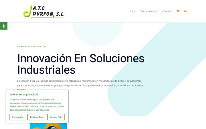 Captura de pantalla de atcdurfon.com