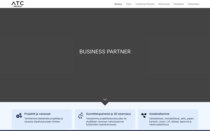 Screenshot of atcfinland.com