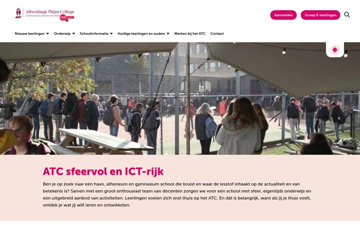 Screenshot of atchilversum.nl
