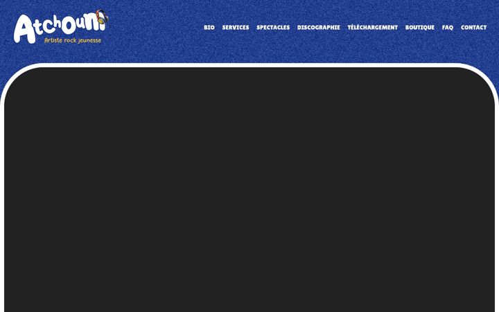 Screenshot ta' atchoumrock.com