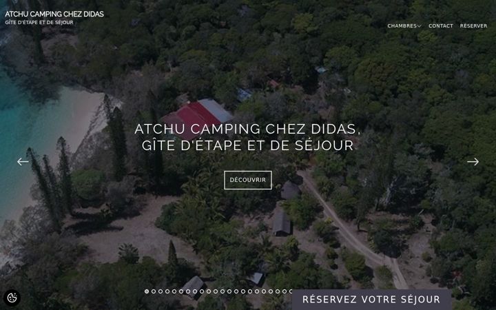 Screenshot of atchucamping.com