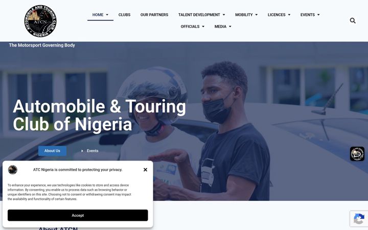 Screenshot of atcn.org.ng