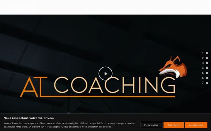 Screenshot of atcoachingtoure.ch