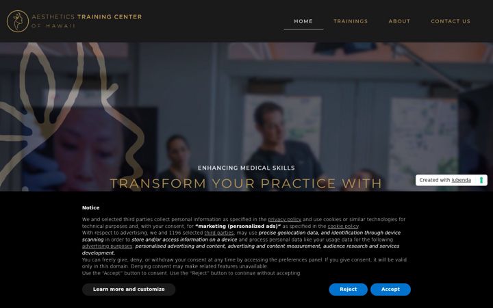 Screenshot ta' atcofhawaii.com
