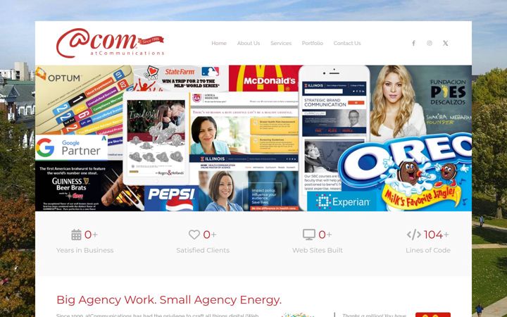 Screenshot of atcommunications.com