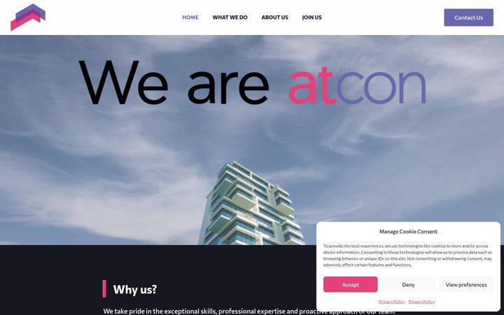 Screenshot of atcon.com.gr