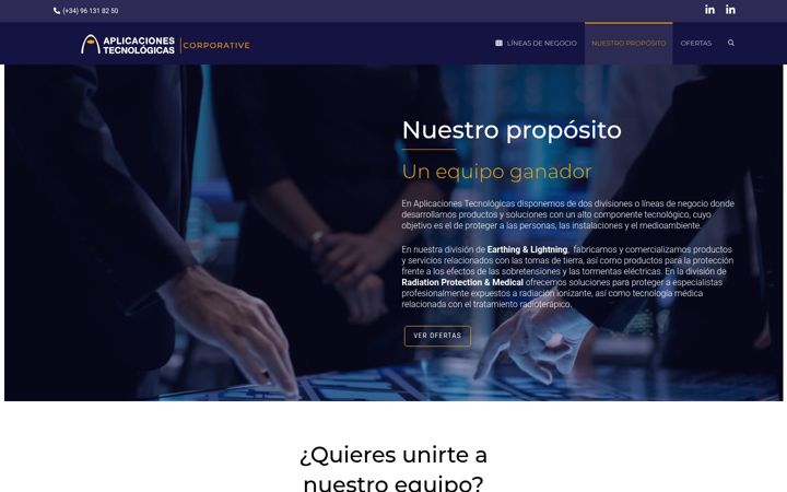 Screenshot ta' atcorporative.com