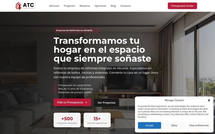 Screenshot of atcreformas.com