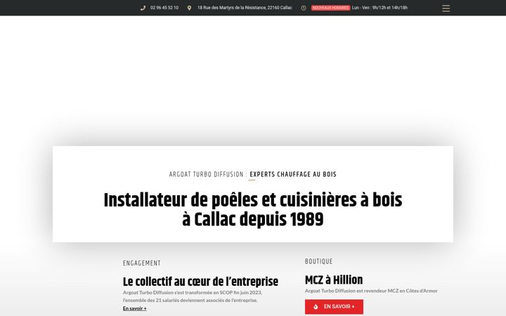 Screenshot of atd-poele.com
