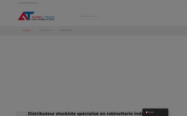 Screenshot ta' atd-robinetterie.com