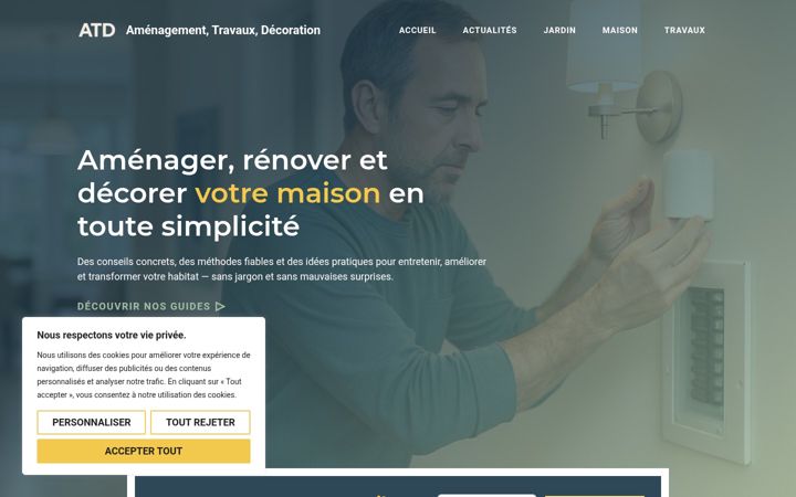 Screenshot of atd-serrurerie.fr
