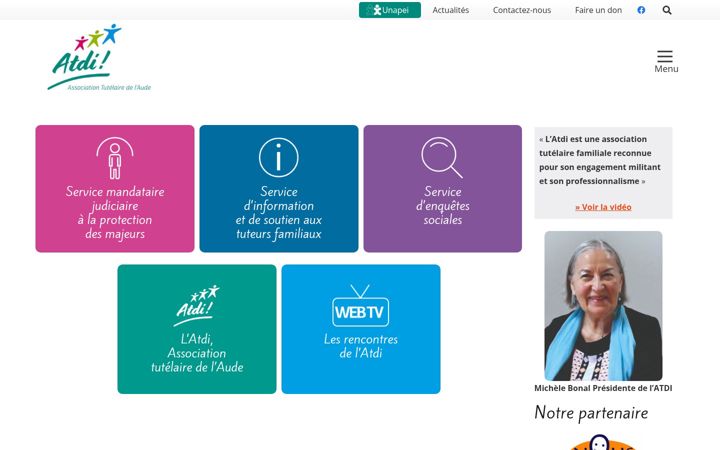 Ekrano kopija atdi-aude.fr