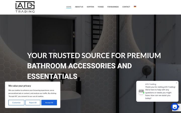 Screenshot of atdtrading.com