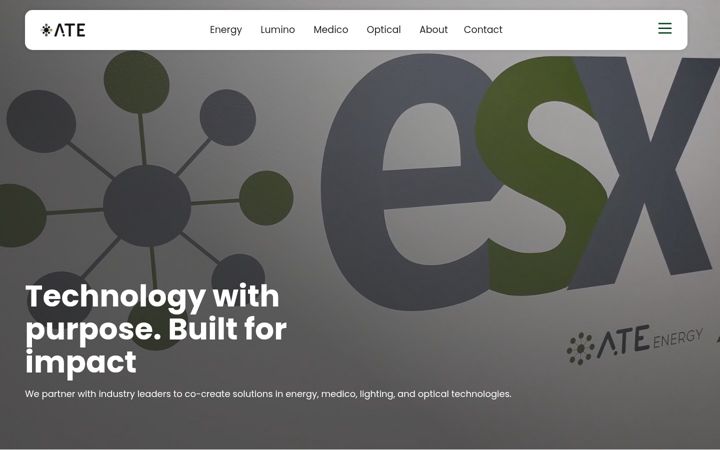 Screenshot of ate-energy.dk