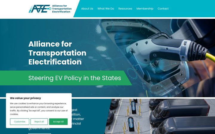 Screenshot of ate-ev.org
