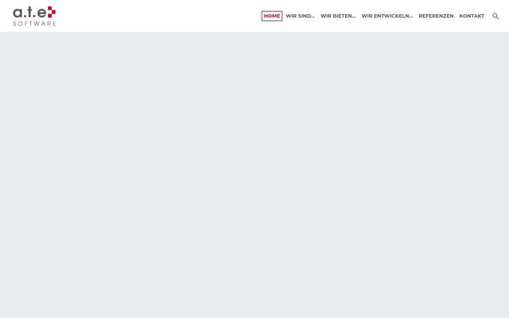 Ekraanipilt saidist ate-software.net