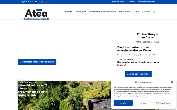 Screenshot of atea.corsica