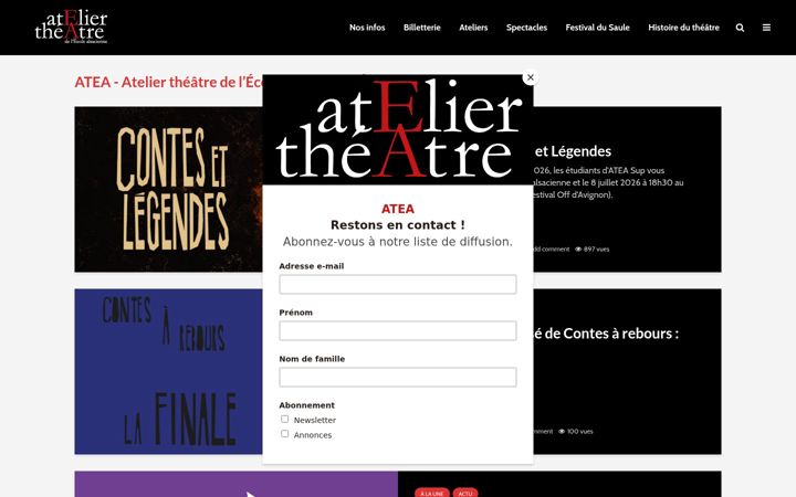Screenshot of atea.info