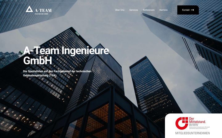 Screenshot of ateam-ingenieure.de