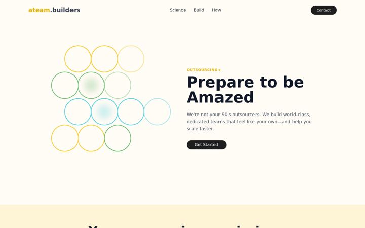 Screenshot of ateam.builders