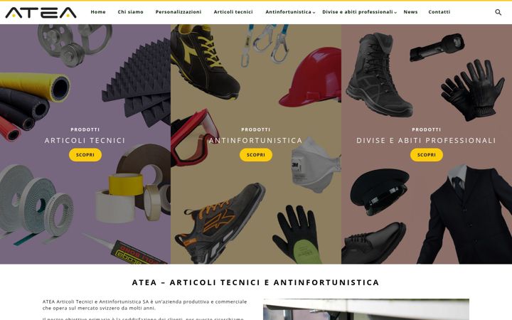 Screenshot of ateasuisse.com