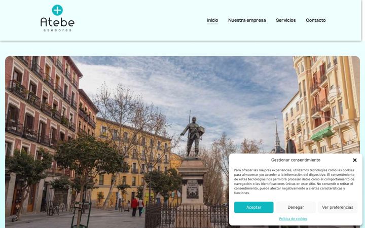 Screenshot of atebeasesores.es