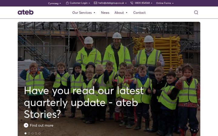 Screenshot of atebgroup.co.uk