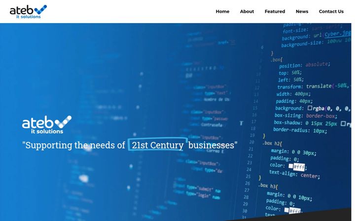 Screenshot of atebitsolutions.co.uk