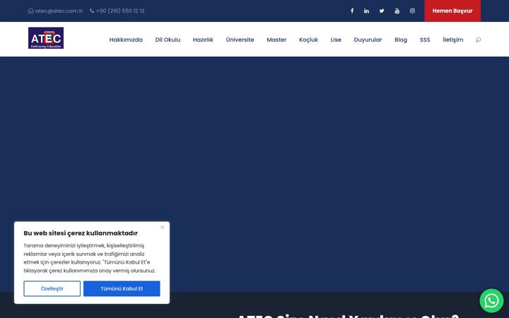 Screenshot of atec.com.tr