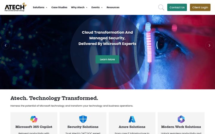 Screenshot of atech.cloud