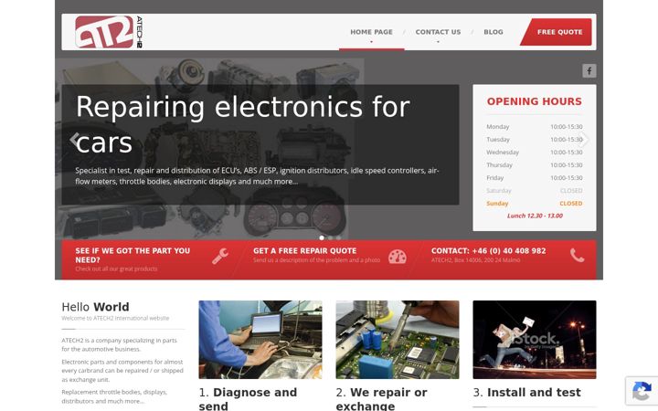 Screenshot of atech2.com