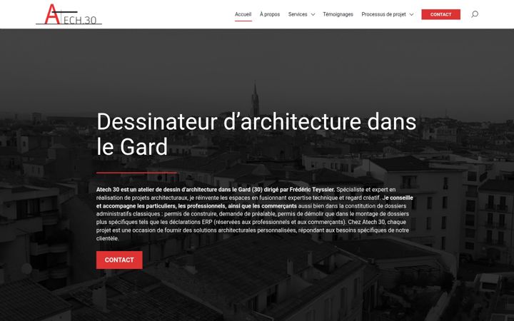 Ekrano kopija atech30.fr