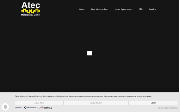 Screenshot of atecmotorenbau.de