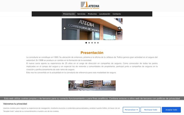 Screenshot of atecna2000.com