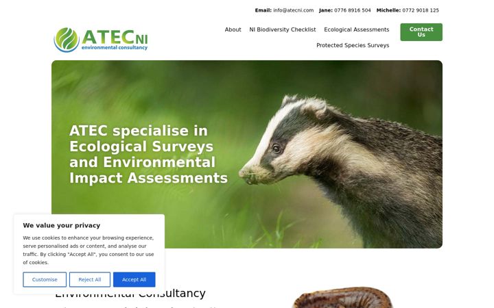 Screenshot of atecni.com