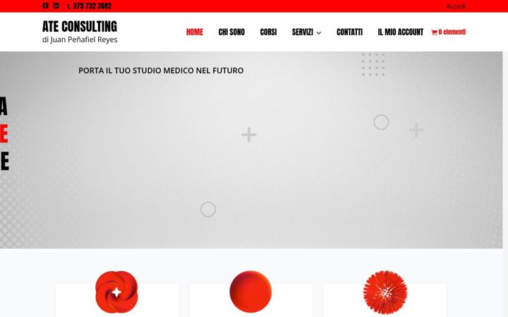 Screenshot von ateconsulting.it