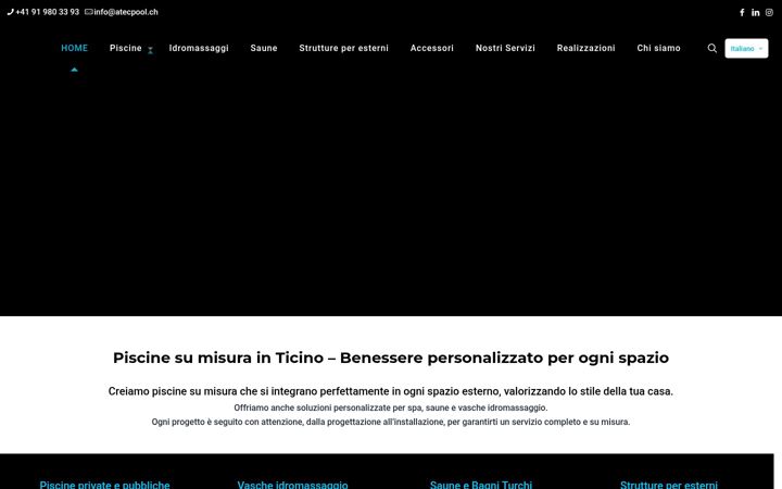 Screenshot ta' atecpool.ch