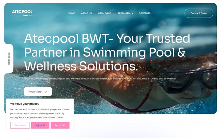 Screenshot of atecpoolme.com