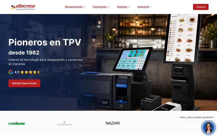 Screenshot di atecresa.com