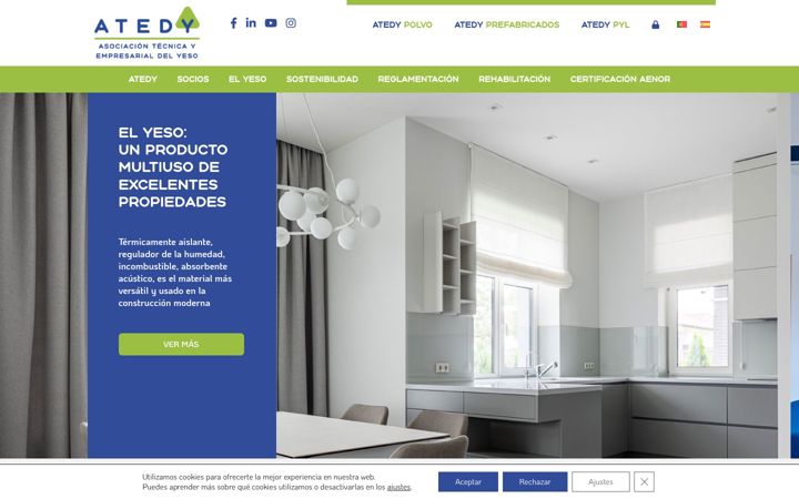 Captura de ecrã de atedy.es