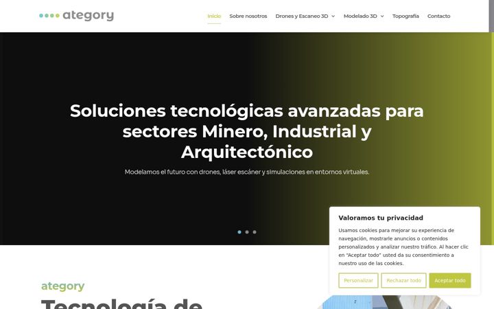 Screenshot of ategory.es