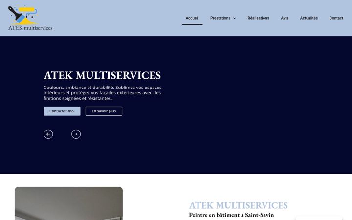 Screenshot του atek-multiservices.fr