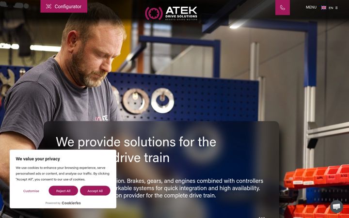 Screenshot του atek.de