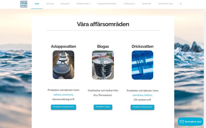 Screenshot of atek.nu