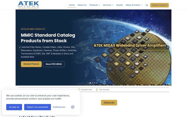 Screenshot of atekmidas.com