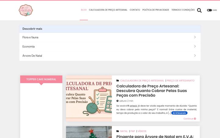 Captura de pantalla de ateliedmary.com.br
