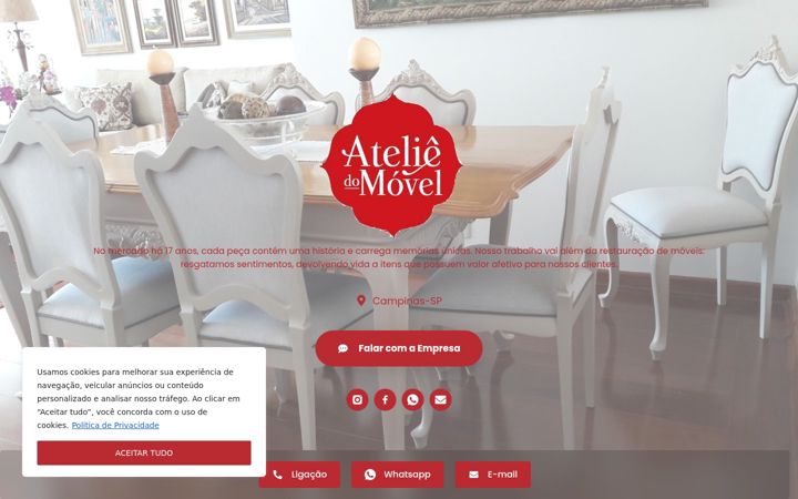 Screenshot of ateliedomovel.com.br
